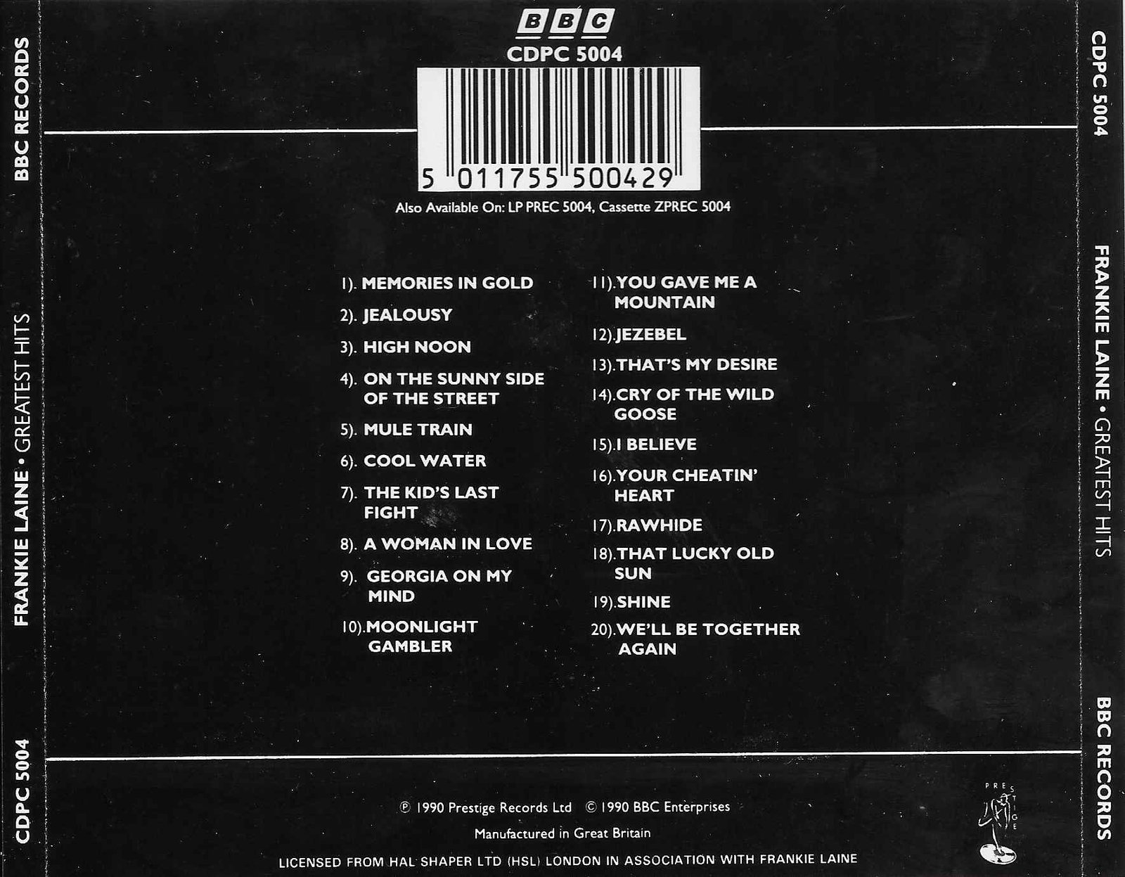 Back cover of CDPC 5004
